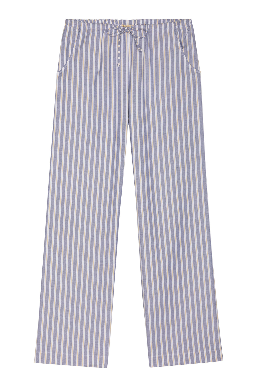 Women The Oxford Stripe Drawstring Pant