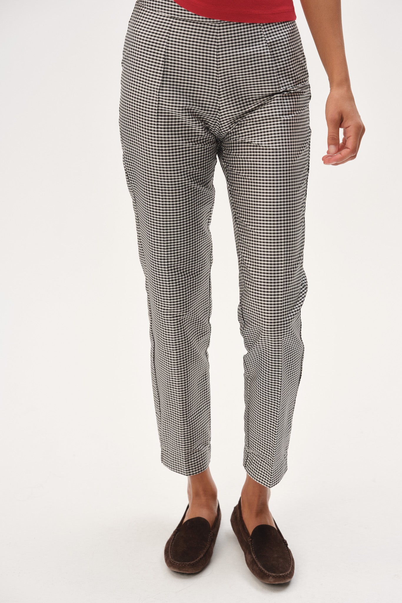 Women The Silk Taffeta Cigarette Pant