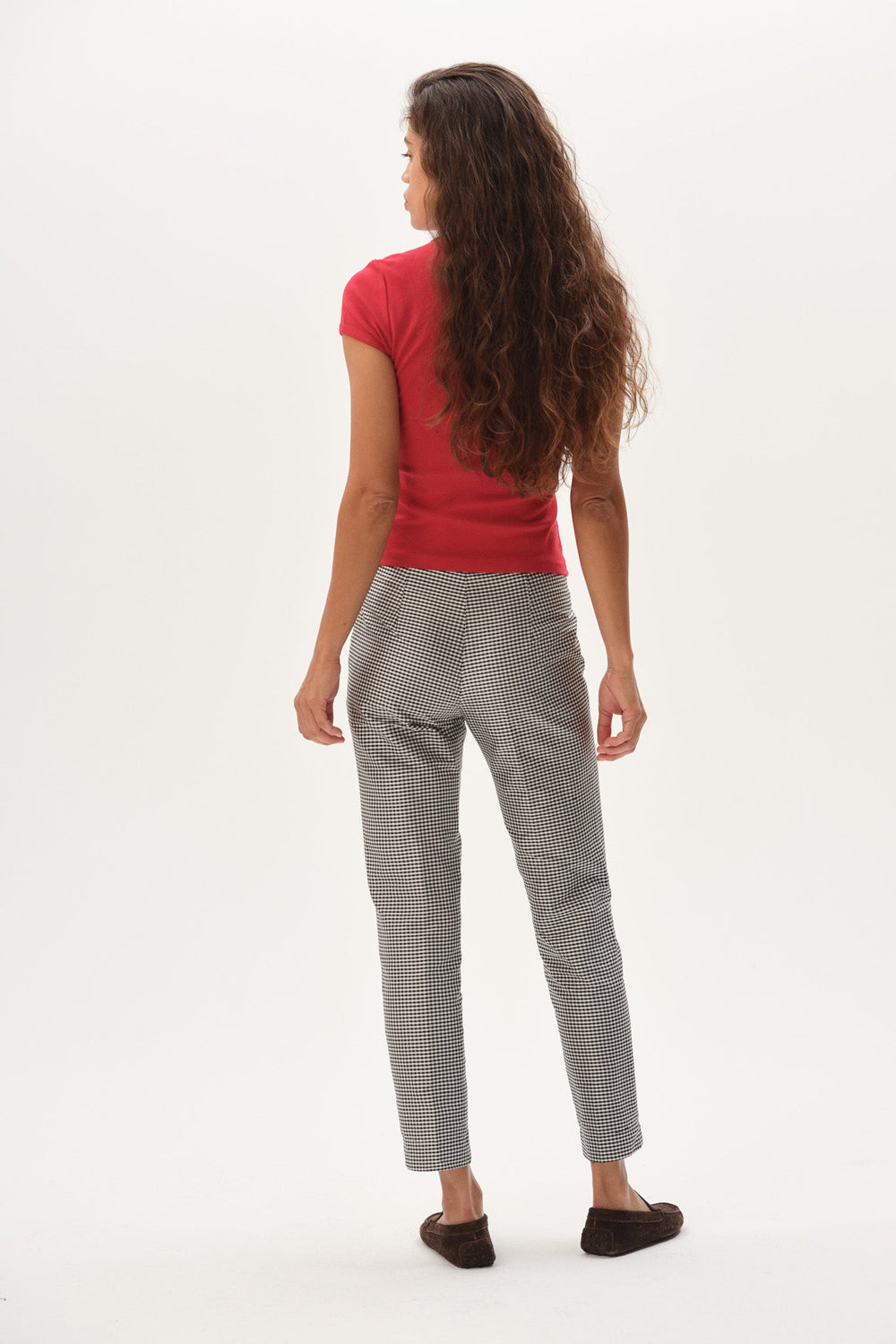 Women The Silk Taffeta Cigarette Pant