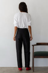 Women The Silk Taffeta Cigarette Pant