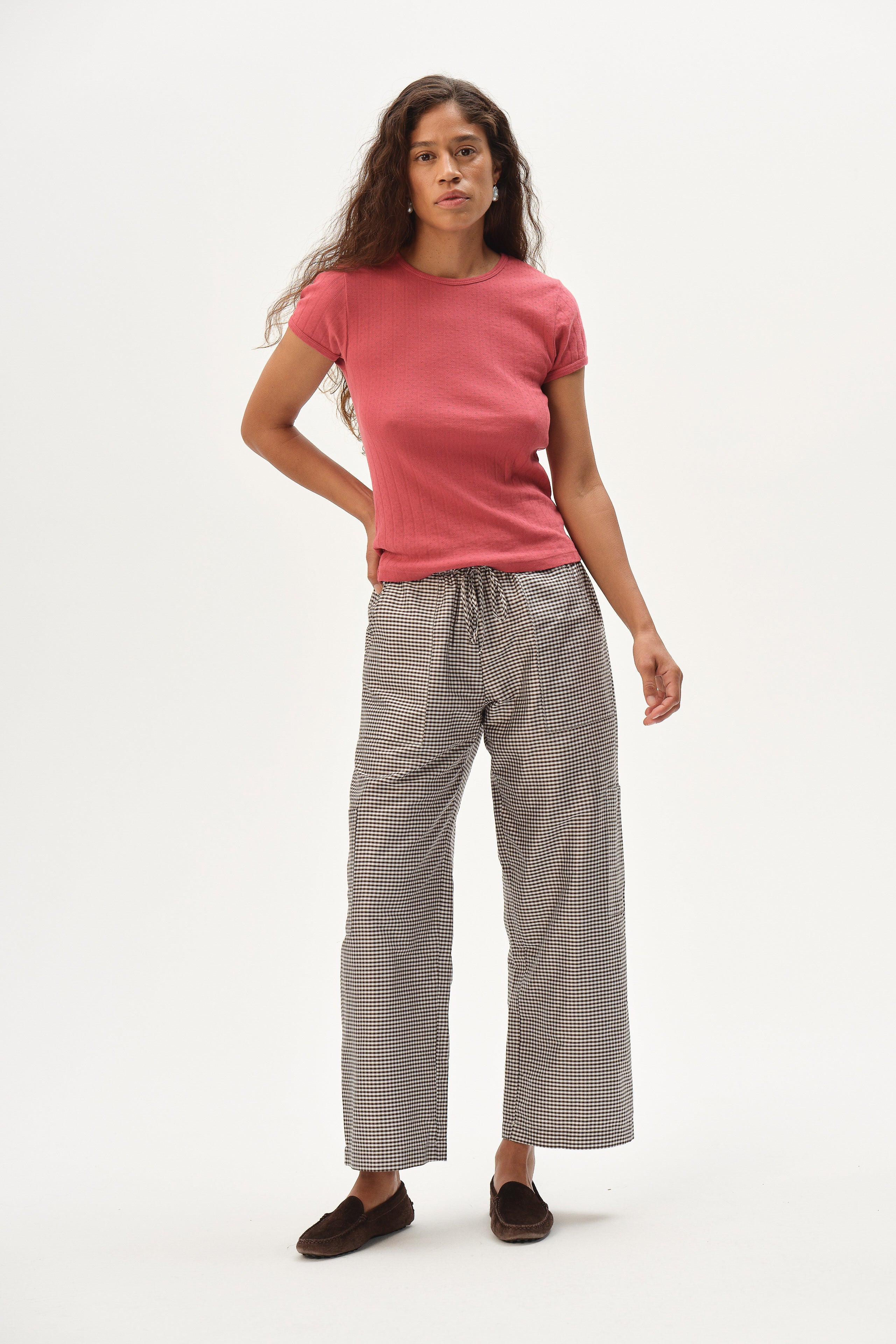 Women The Taffeta Drawstring Cargo Pant