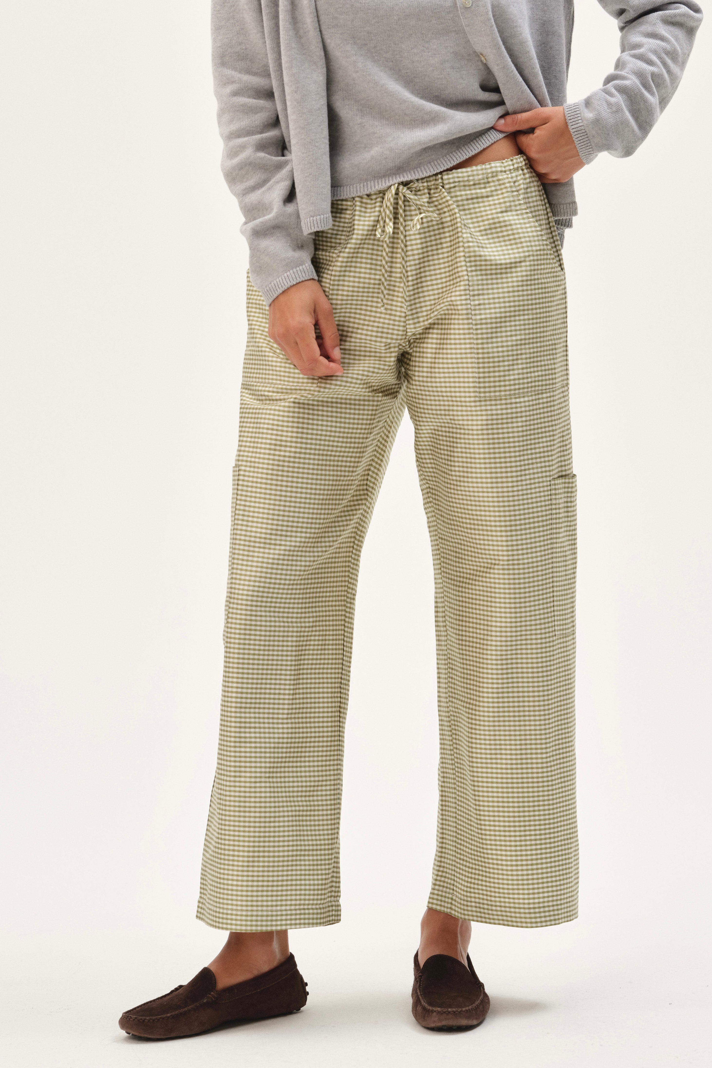 Women The Taffeta Drawstring Cargo Pant