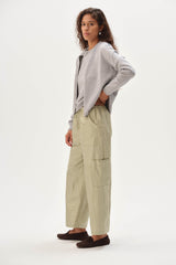 Women The Taffeta Drawstring Cargo Pant