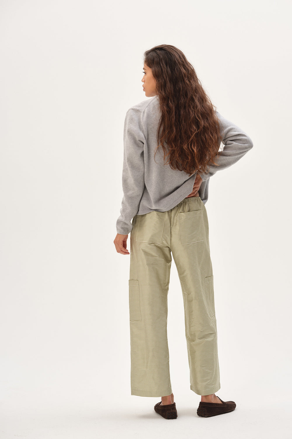 Women The Taffeta Drawstring Cargo Pant