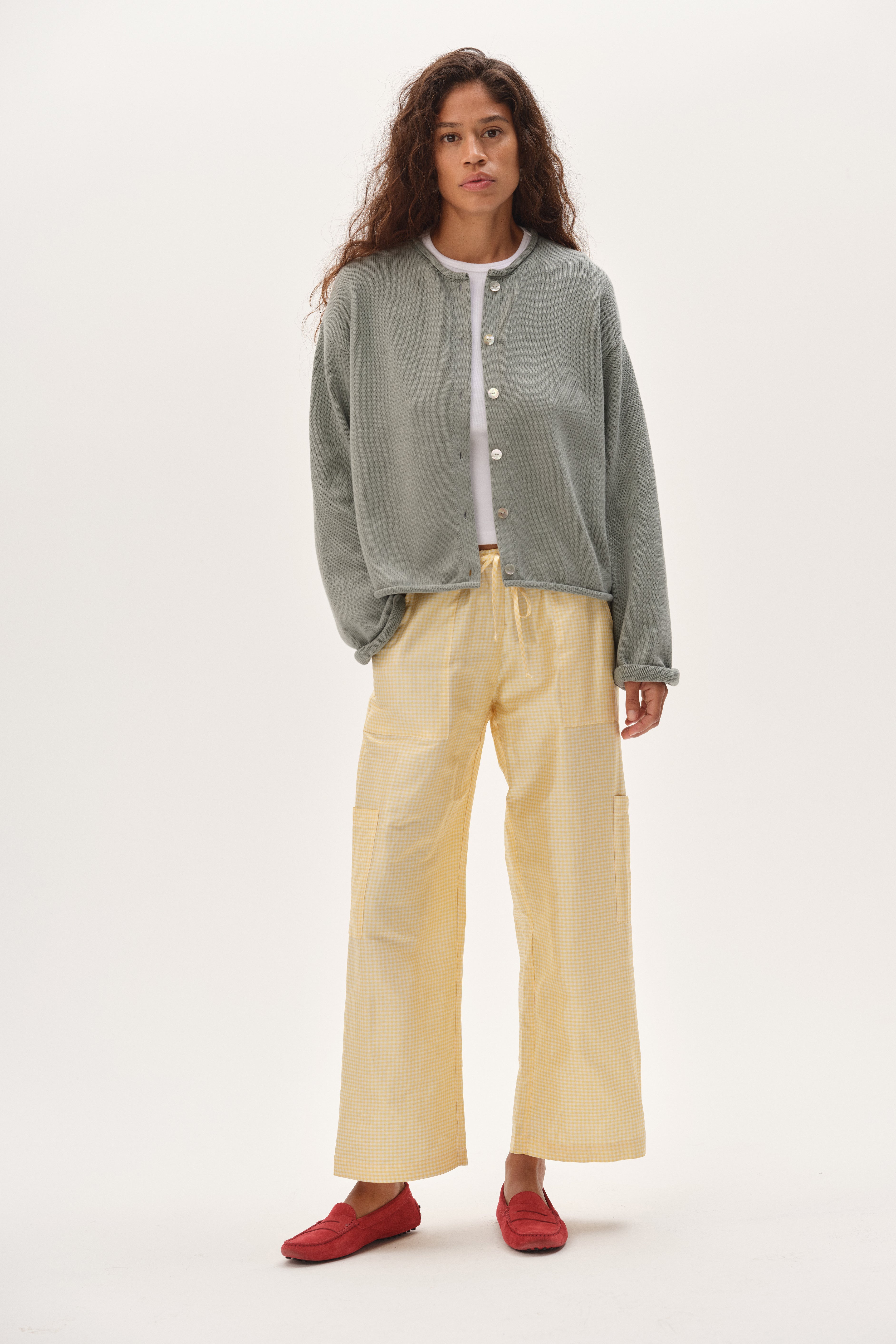 Women The Silk Taffeta Cargo Pant
