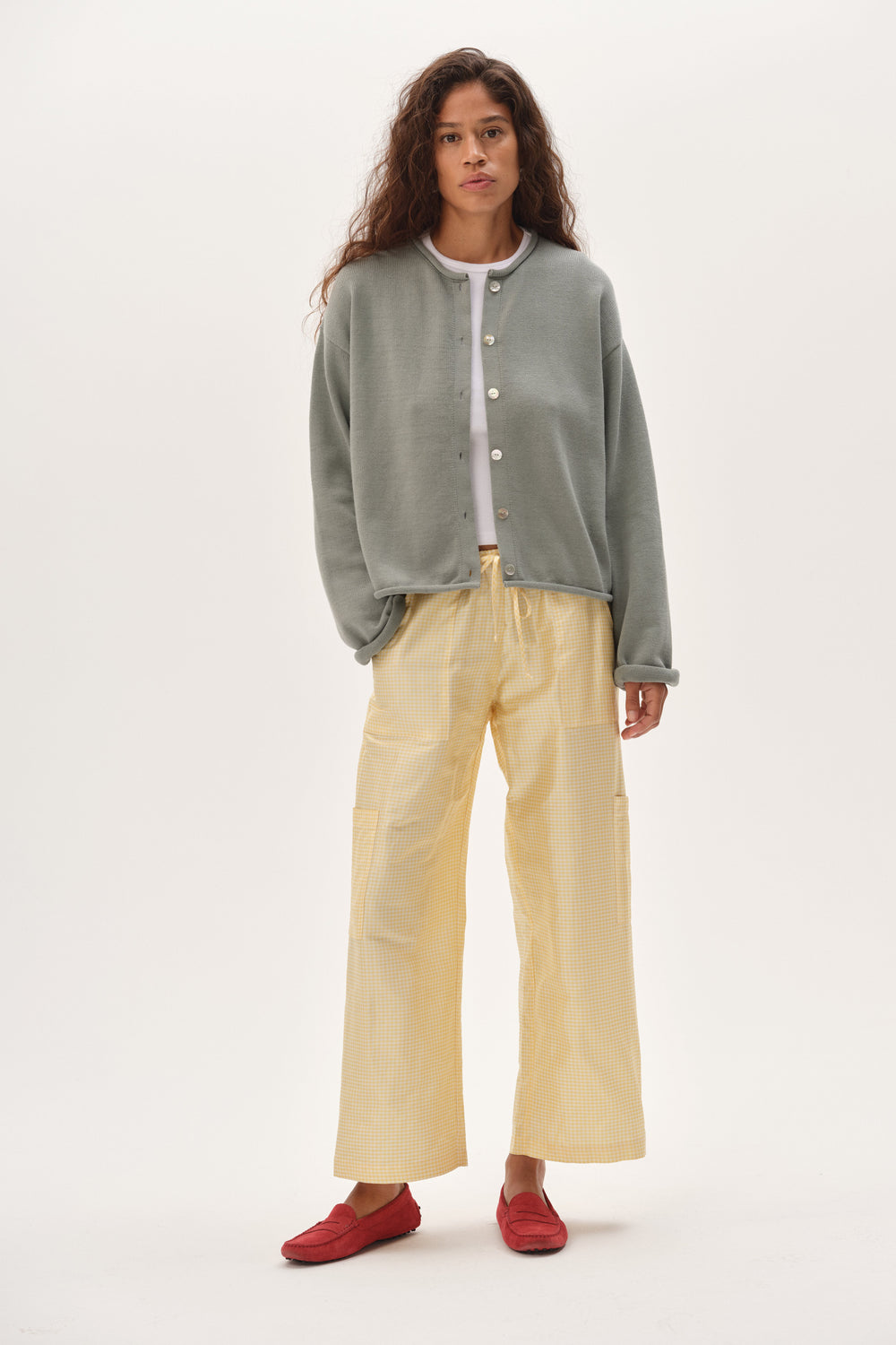 Women The Silk Taffeta Cargo Pant