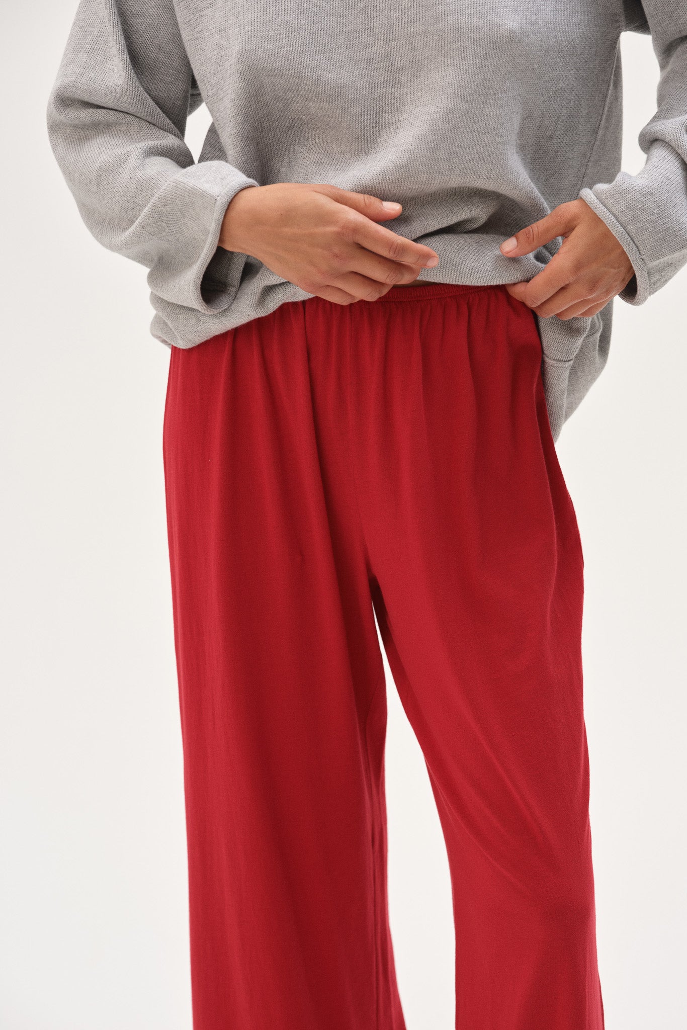 Women The Jersey Simple Crop Pant