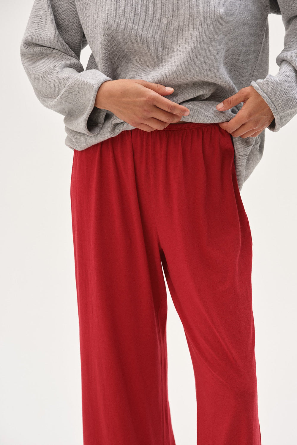 Women The Jersey Simple Crop Pant