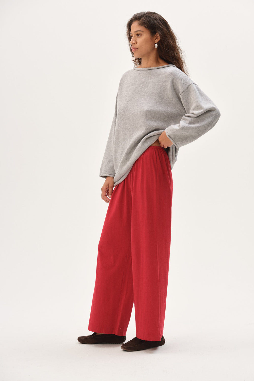 Women The Jersey Simple Crop Pant