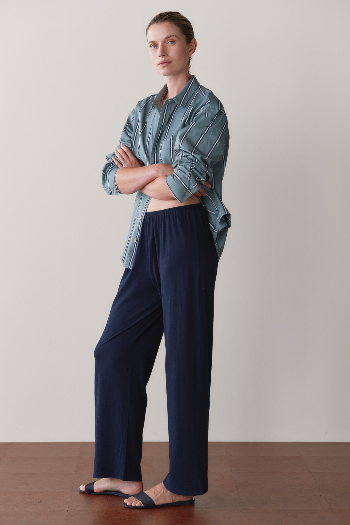 Women The Jersey Simple Crop Pant