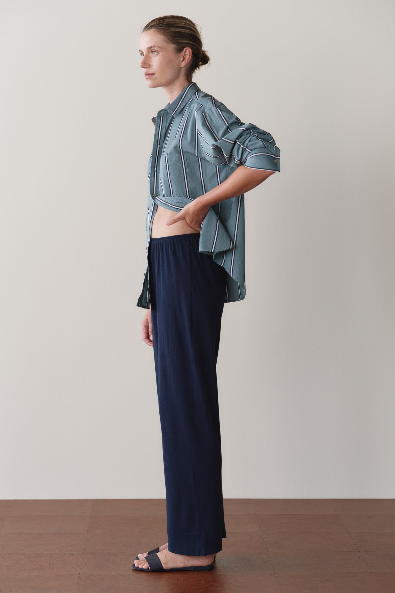 Women The Jersey Simple Crop Pant