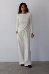 Women The Eco-Fleece Wide Leg Sweatpants