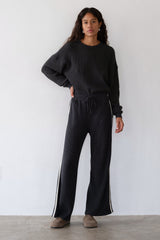 Women The Thermal Crop Stripe Pant