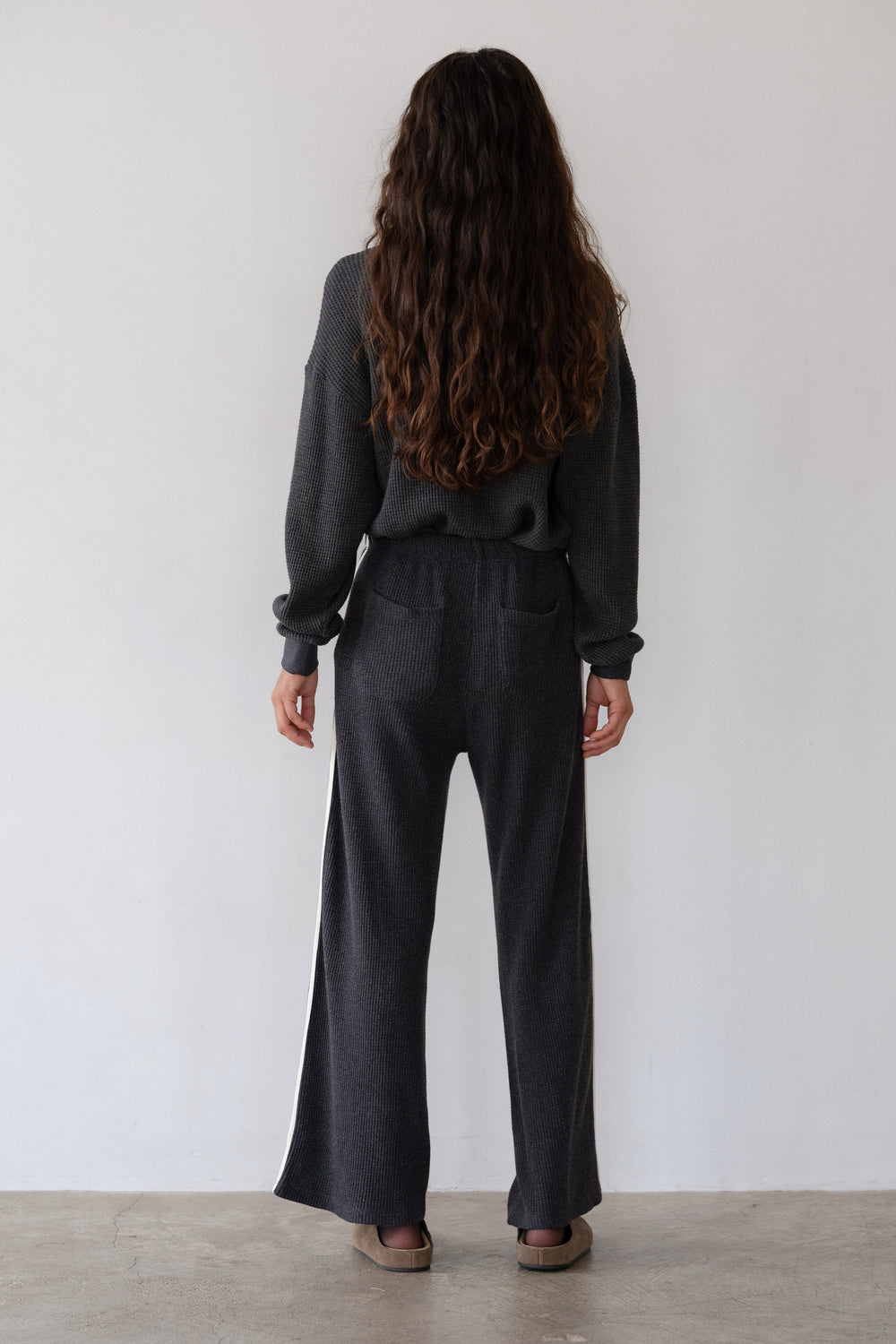 Women The Thermal Crop Stripe Pant