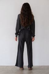 Women The Thermal Crop Stripe Pant