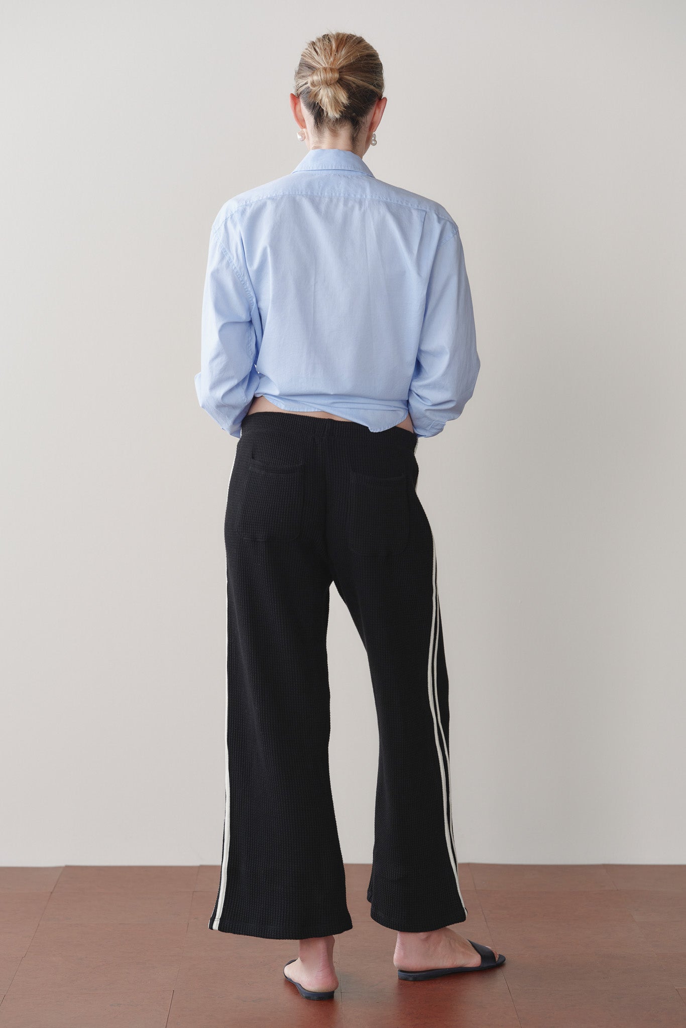 Women The Thermal Crop Stripe Pant