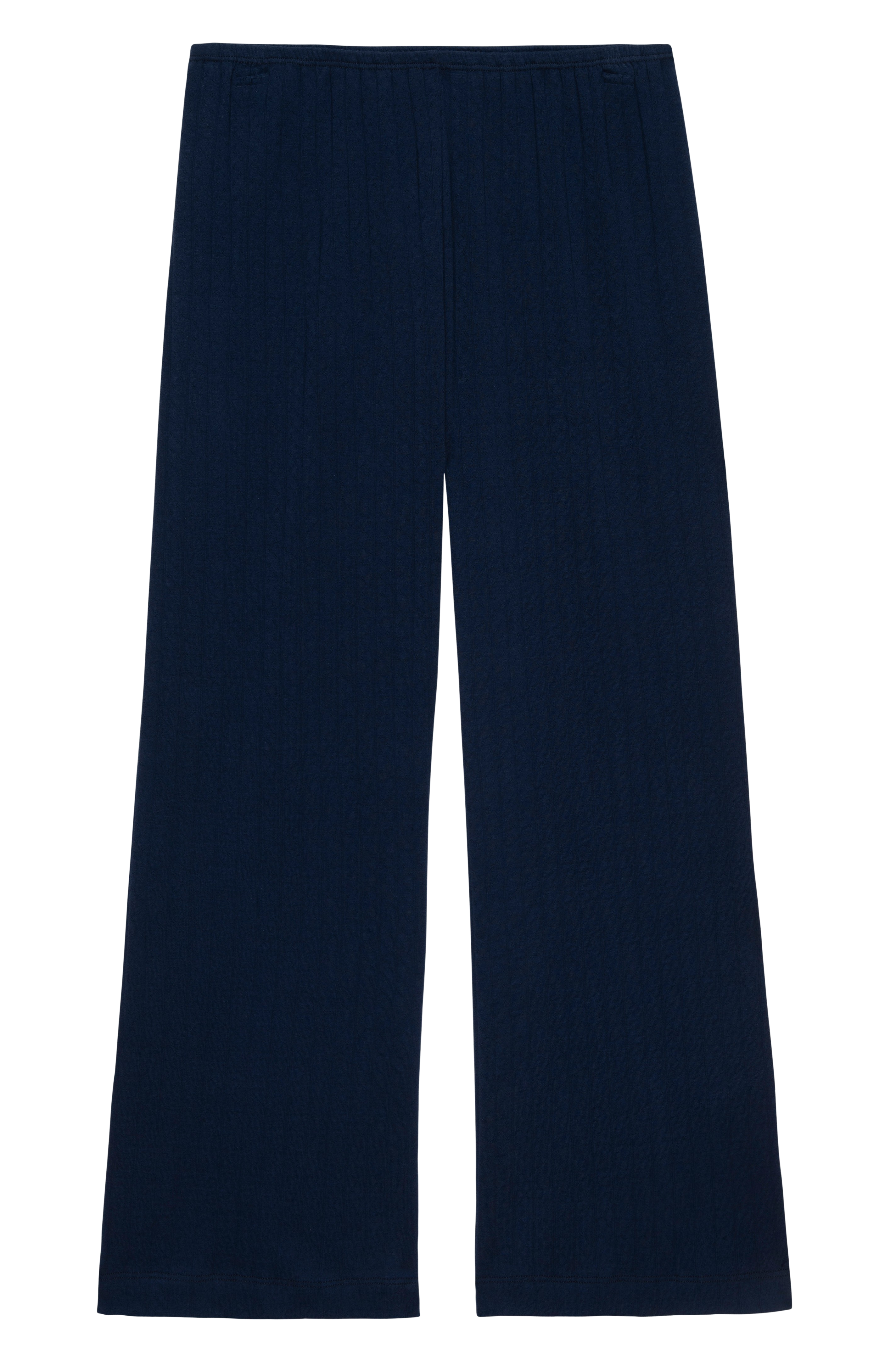 Women The Pointelle Simple Crop Pant