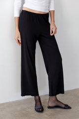 Women The Baby Rib Scallop Pant