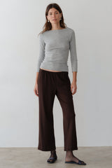 Women The Baby Rib Scallop Pant