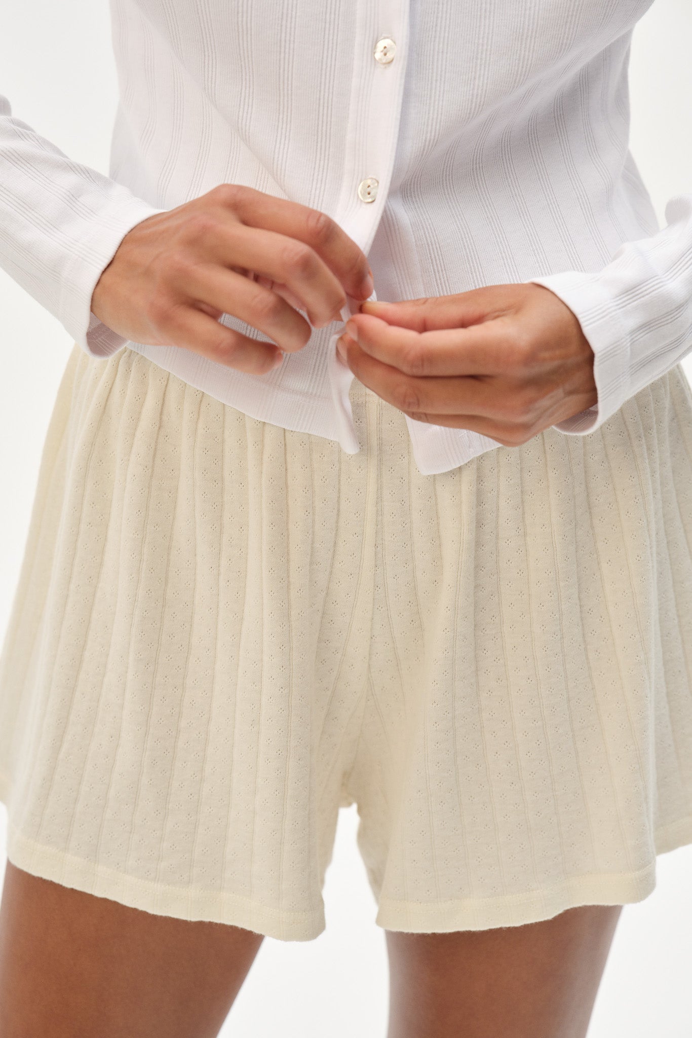 Women The Pointelle Tap Short