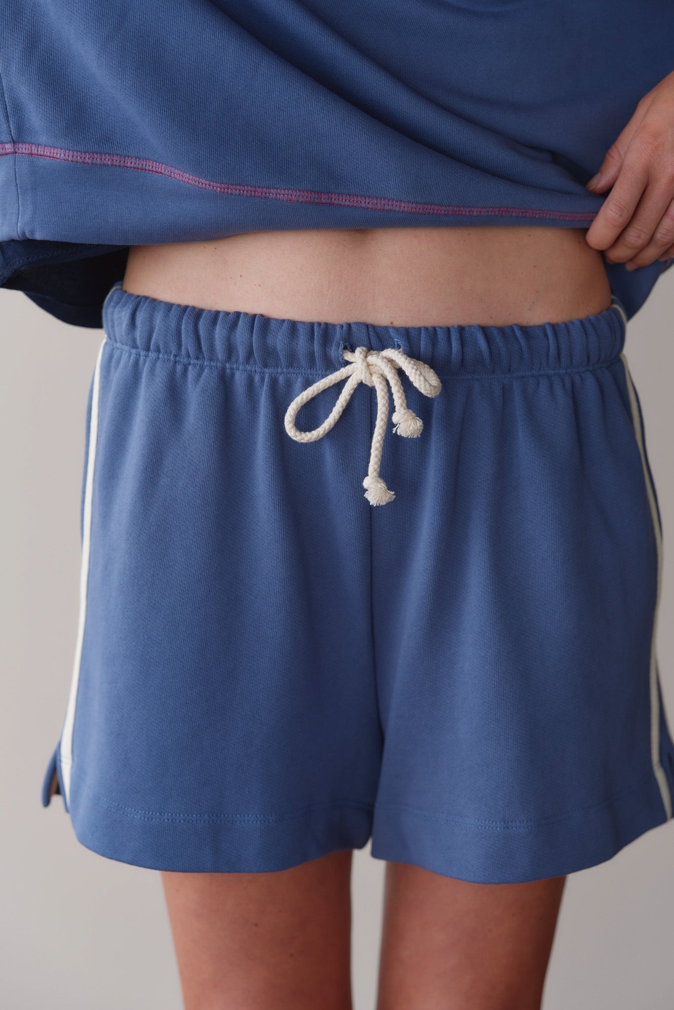 Women The Stripe Eco-Terry Short