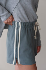 Women The Stripe Eco-Terry Short