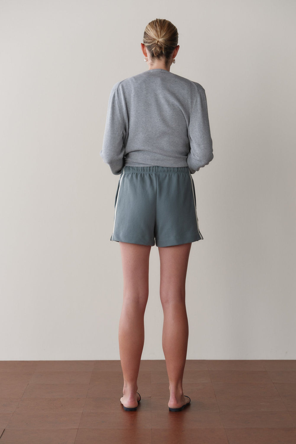 Women The Stripe Eco-Terry Short