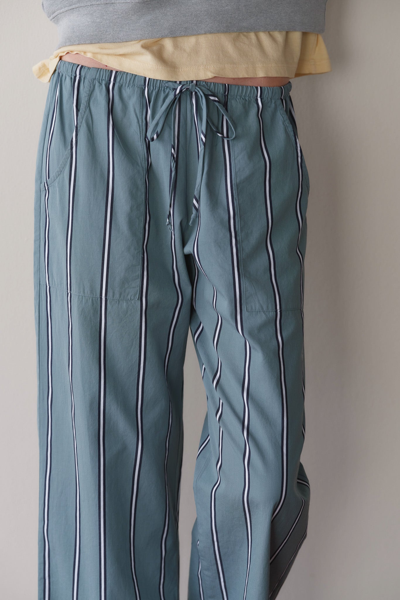 Women The Pop Stripe Drawstring Pant