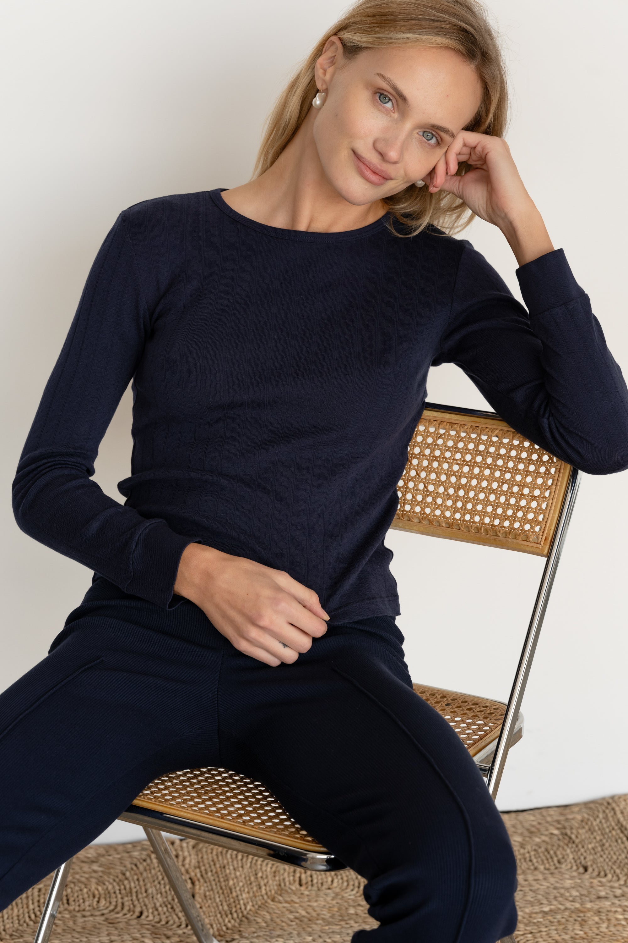Women The Pointelle Long Sleeve