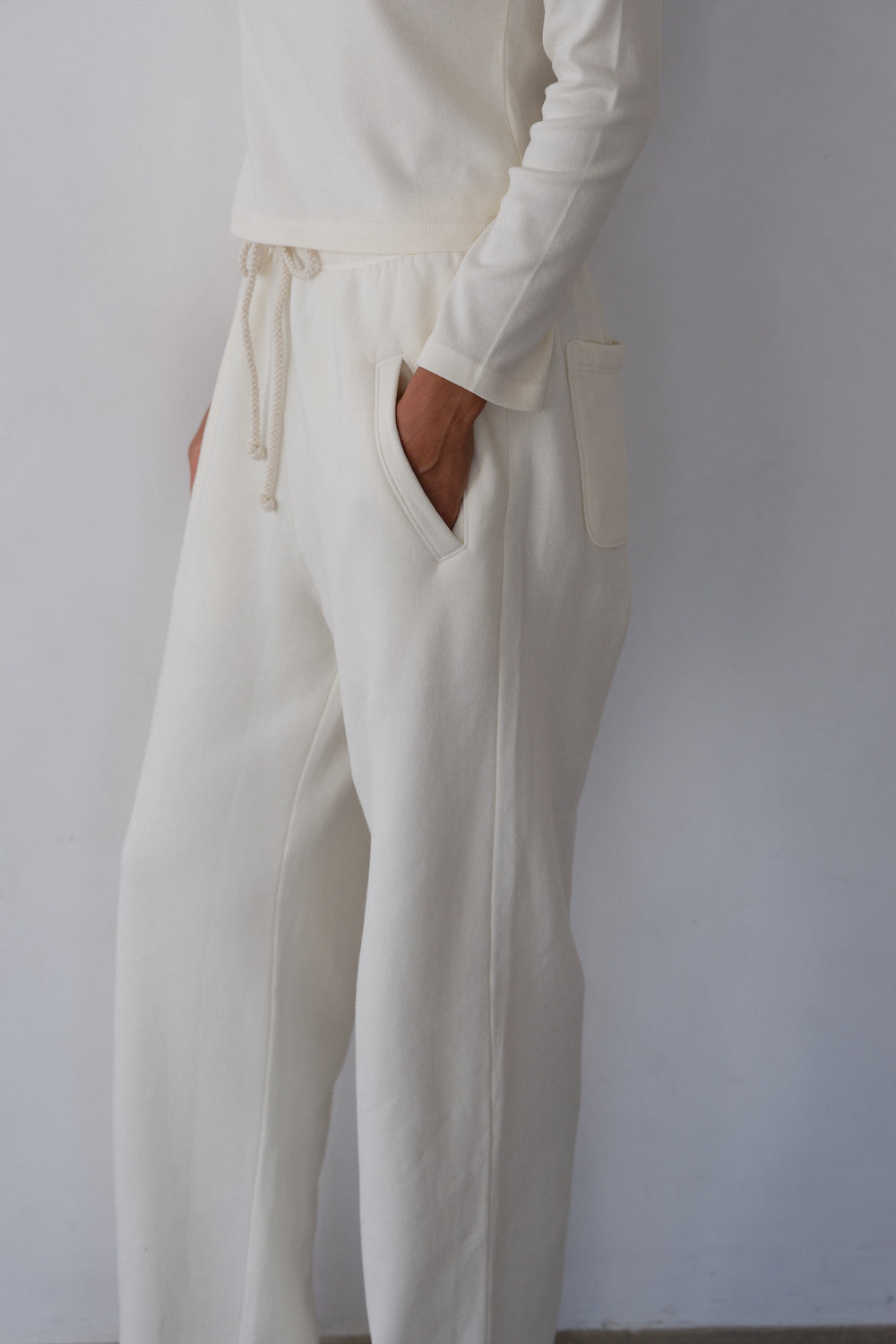 Women The Eco-Fleece Wide Leg Sweatpants