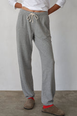 Women Heather Grey Eco-Terry Sweatpants