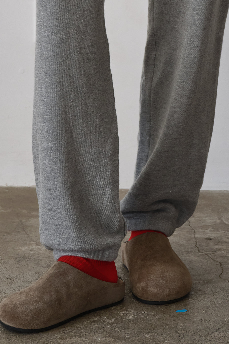 Women Heather Grey Eco-Terry Sweatpants