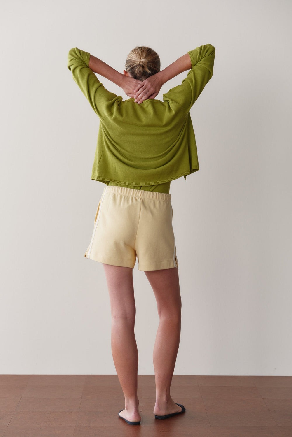 Women The Stripe Eco-Terry Short