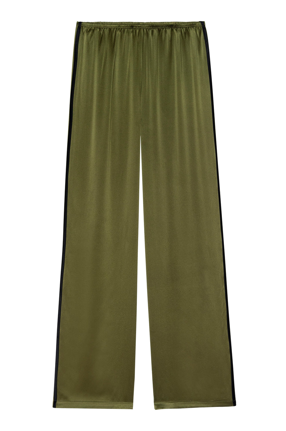 Women The Silk Stripe Simple Pant