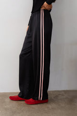 Women The Silk Stripe Simple Pant
