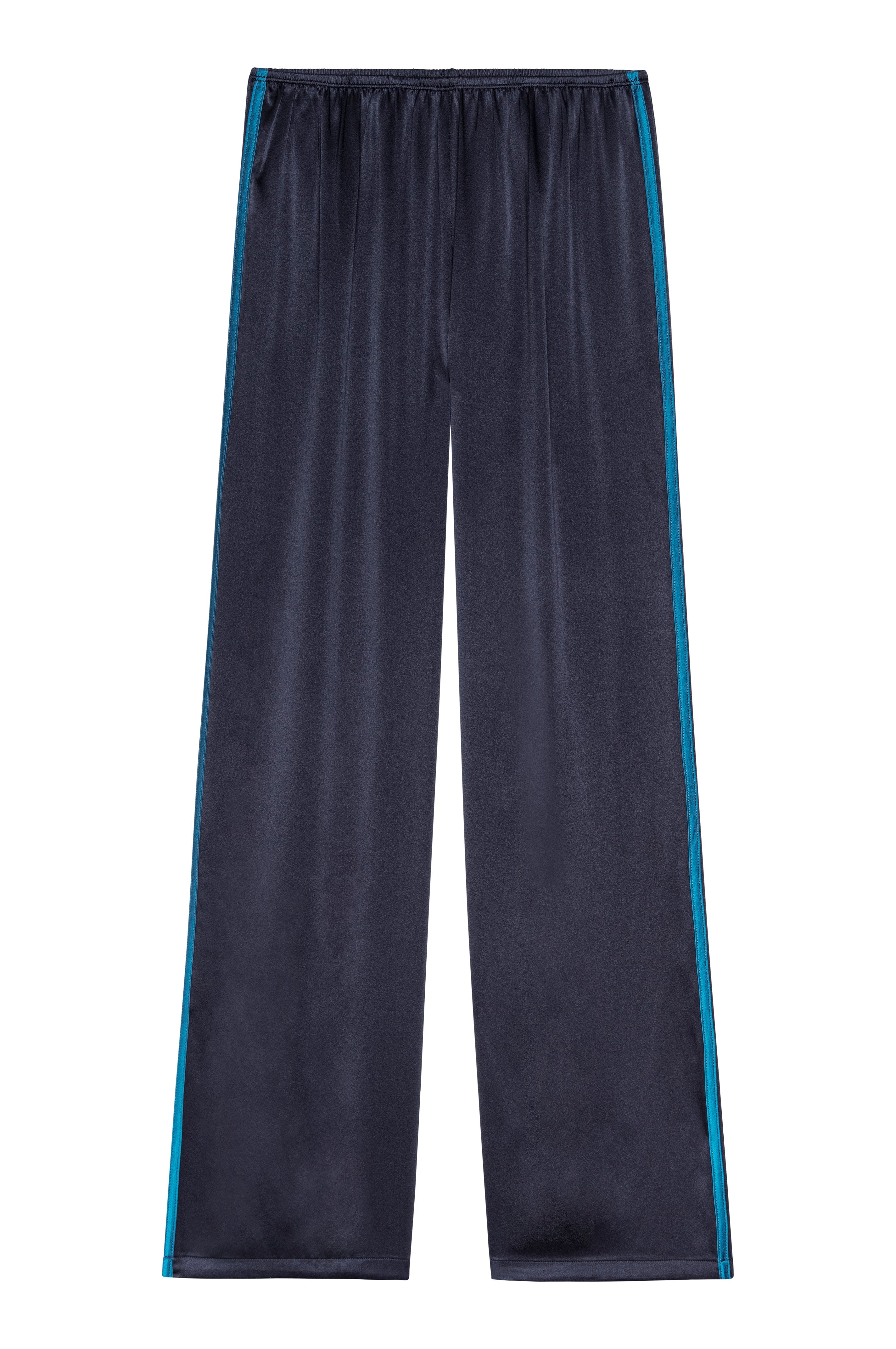 Women The Silk Stripe Simple Pant