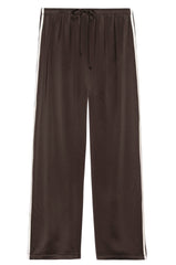 Women The Silk Stripe Crop Pant