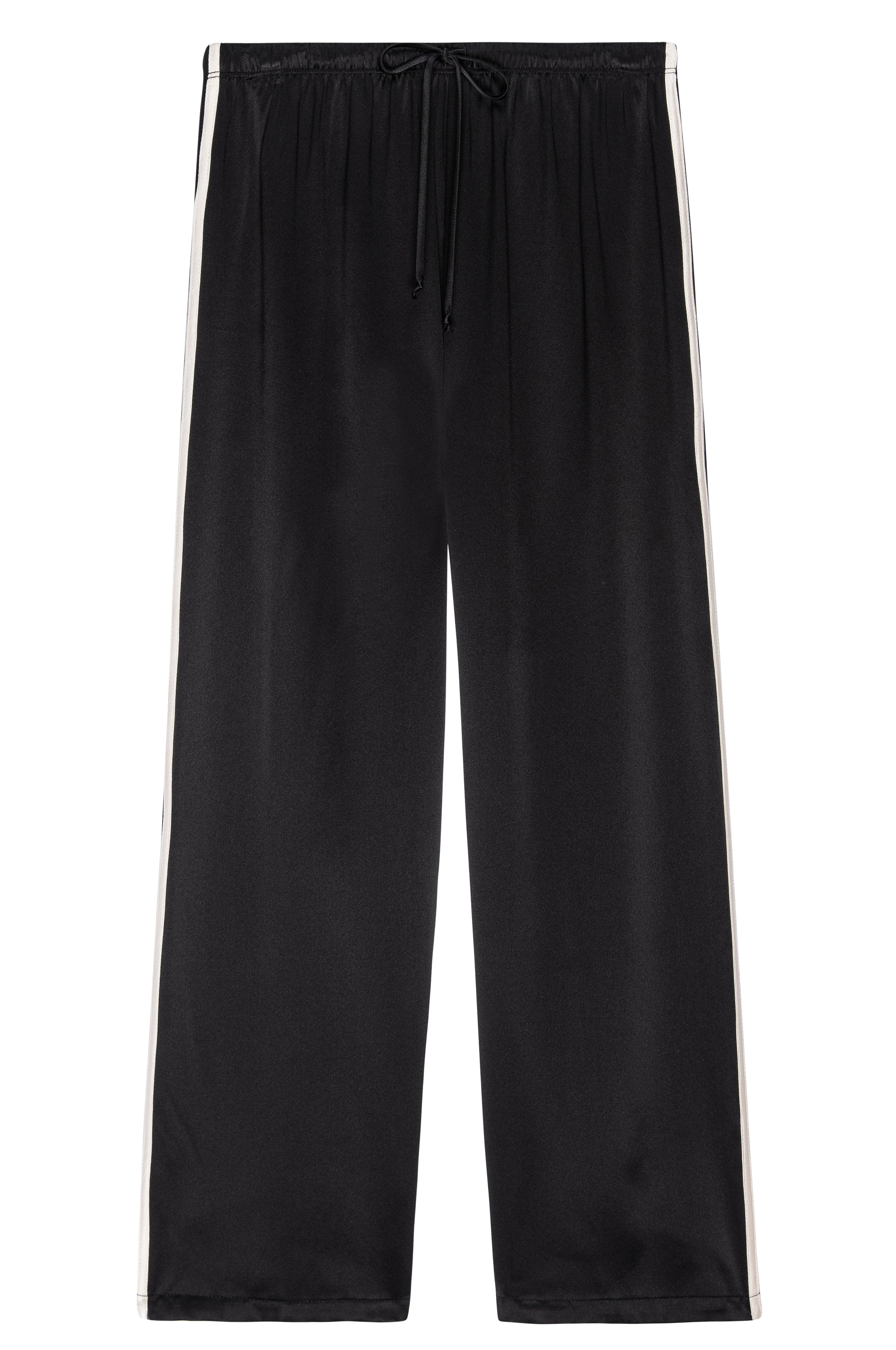 Women The Silk Stripe Crop Pant