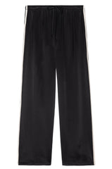 Women The Silk Stripe Crop Pant