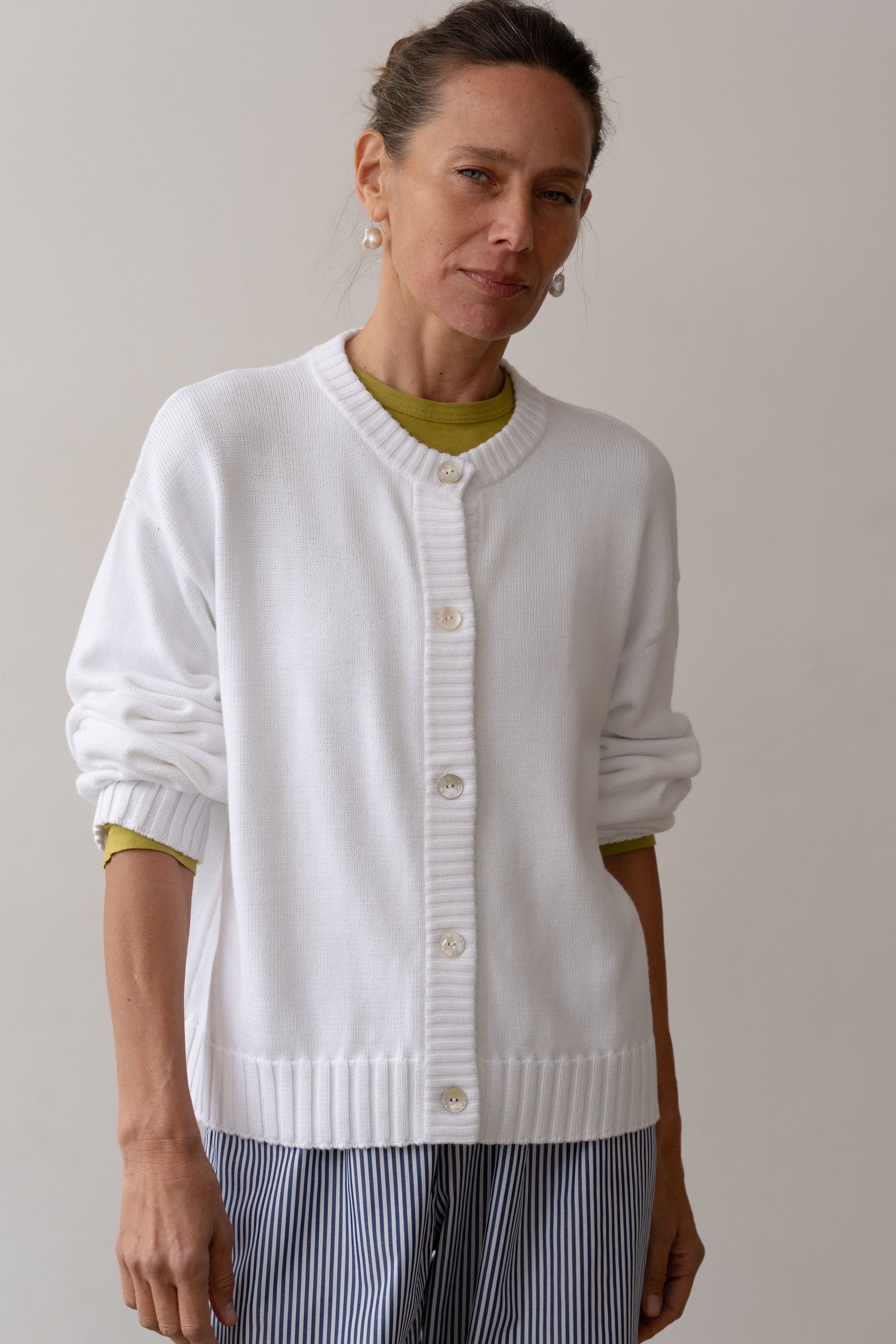 Women The Cotton Knit Cardigan