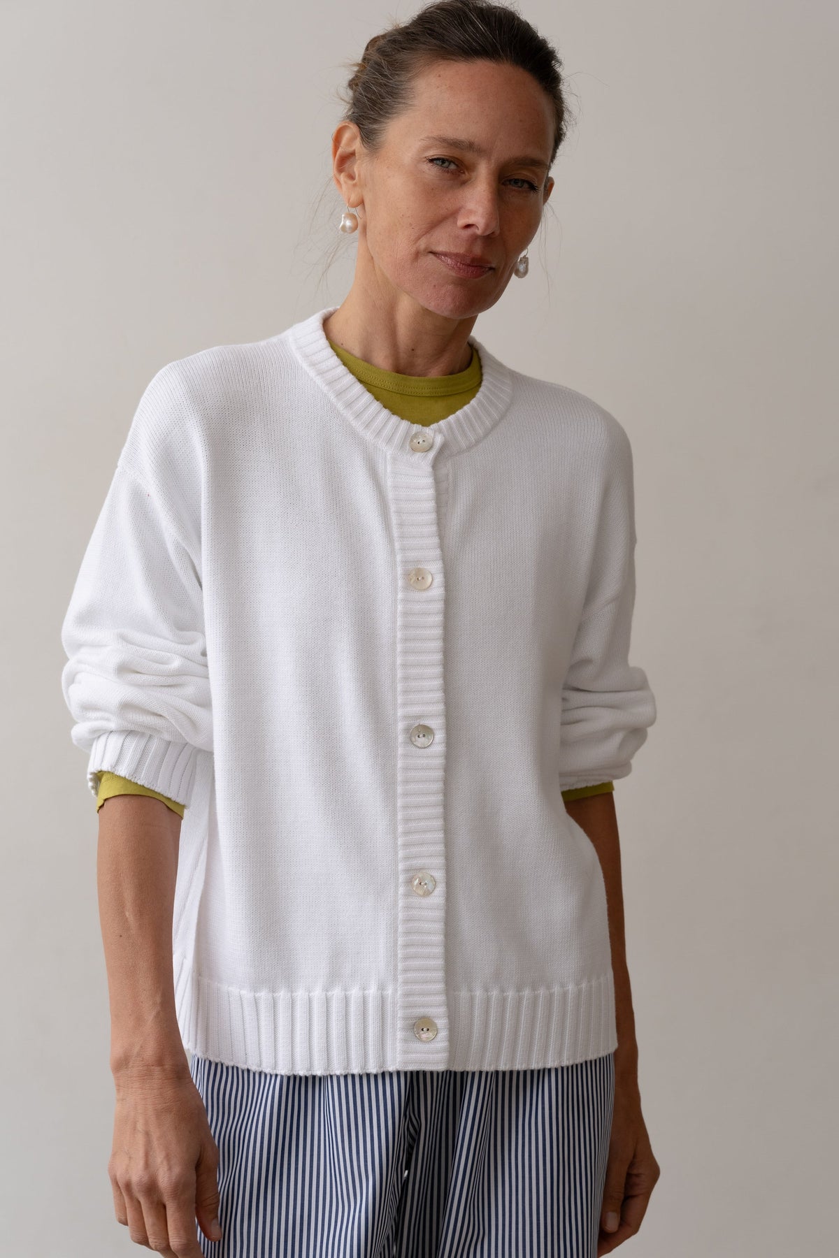 Women The Cotton Knit Cardigan