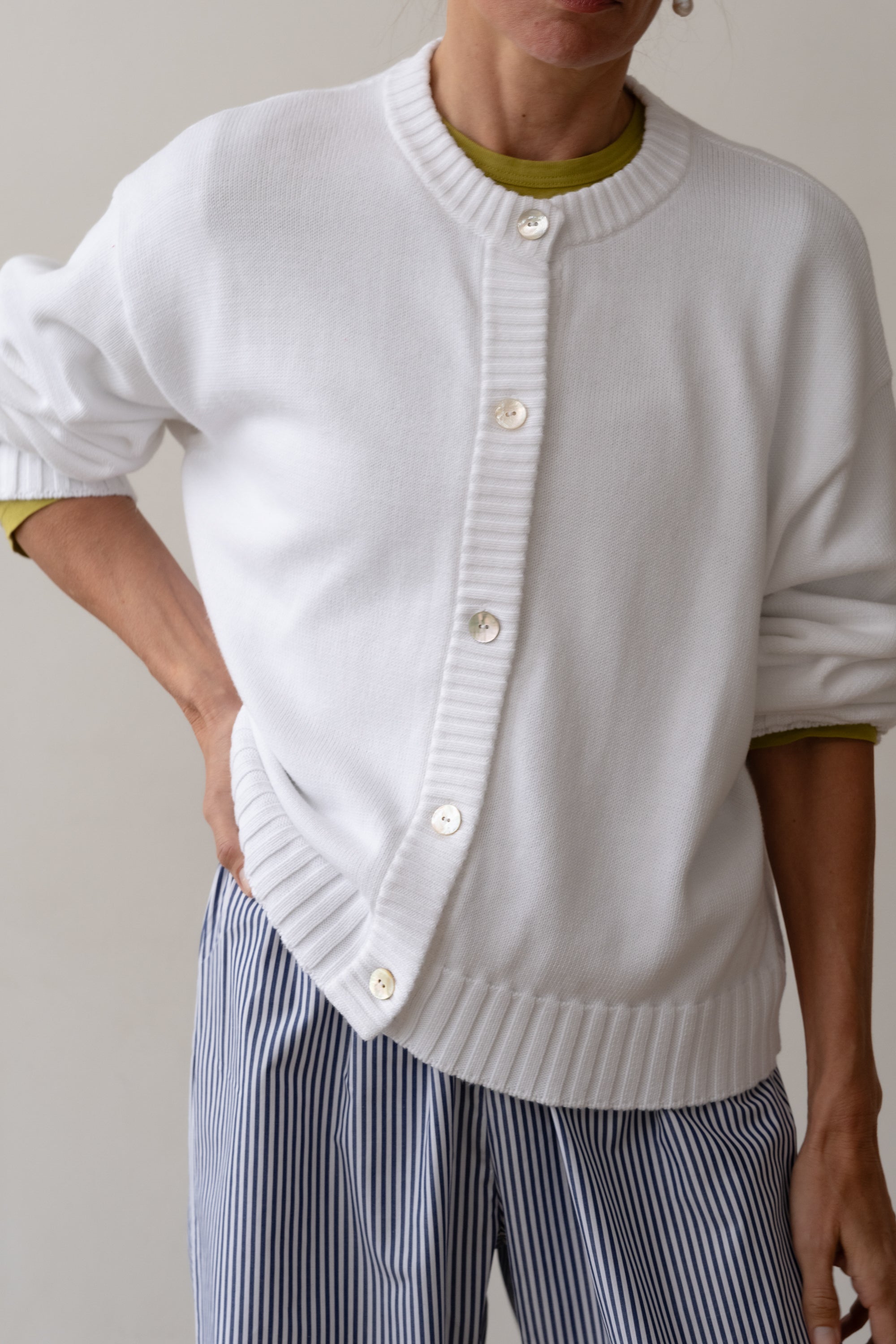 Women The Cotton Knit Cardigan