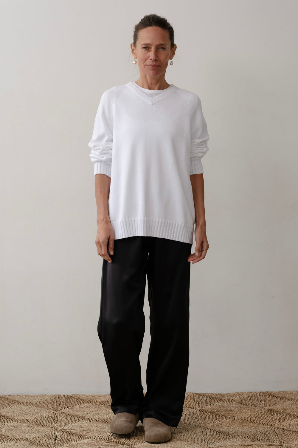 Women The Silk Simple Pant