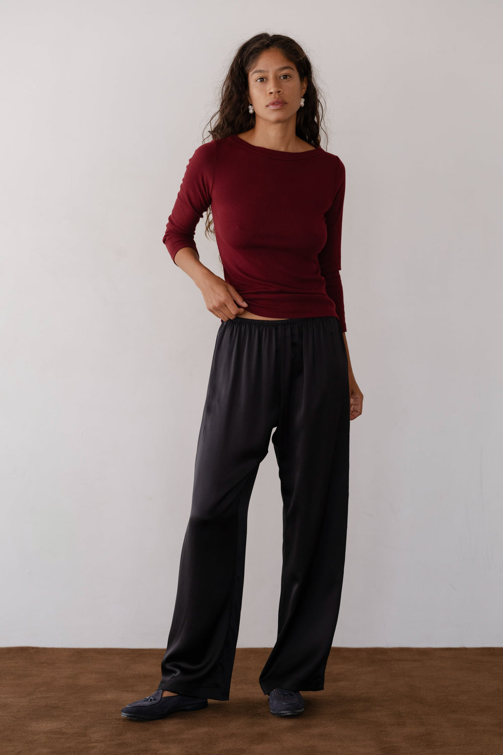 Women The Silk Simple Pant