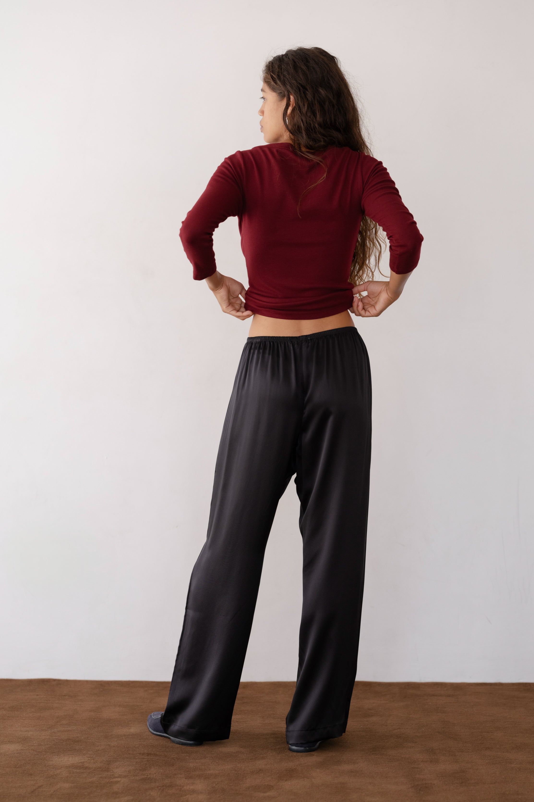 Women The Silk Simple Pant