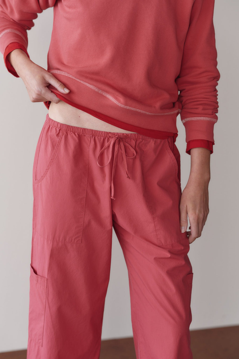 Women The Pop Drawstring Cargo Pant