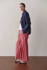 Women The Pop Stripe Drawstring Pant