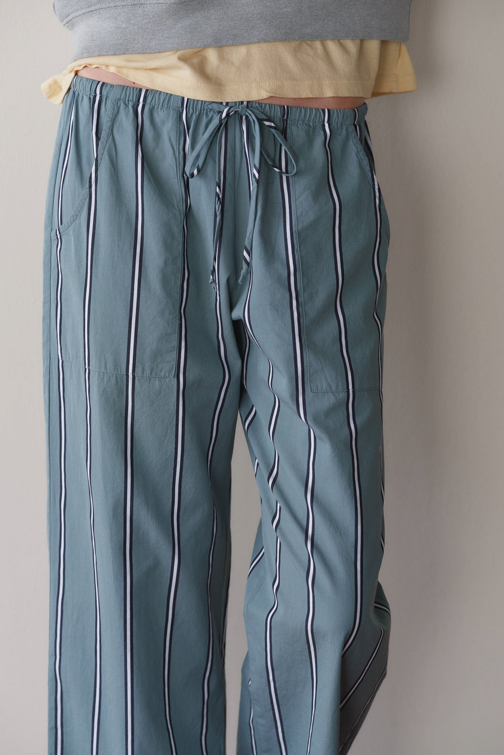 Women The Pop Stripe Drawstring Pant