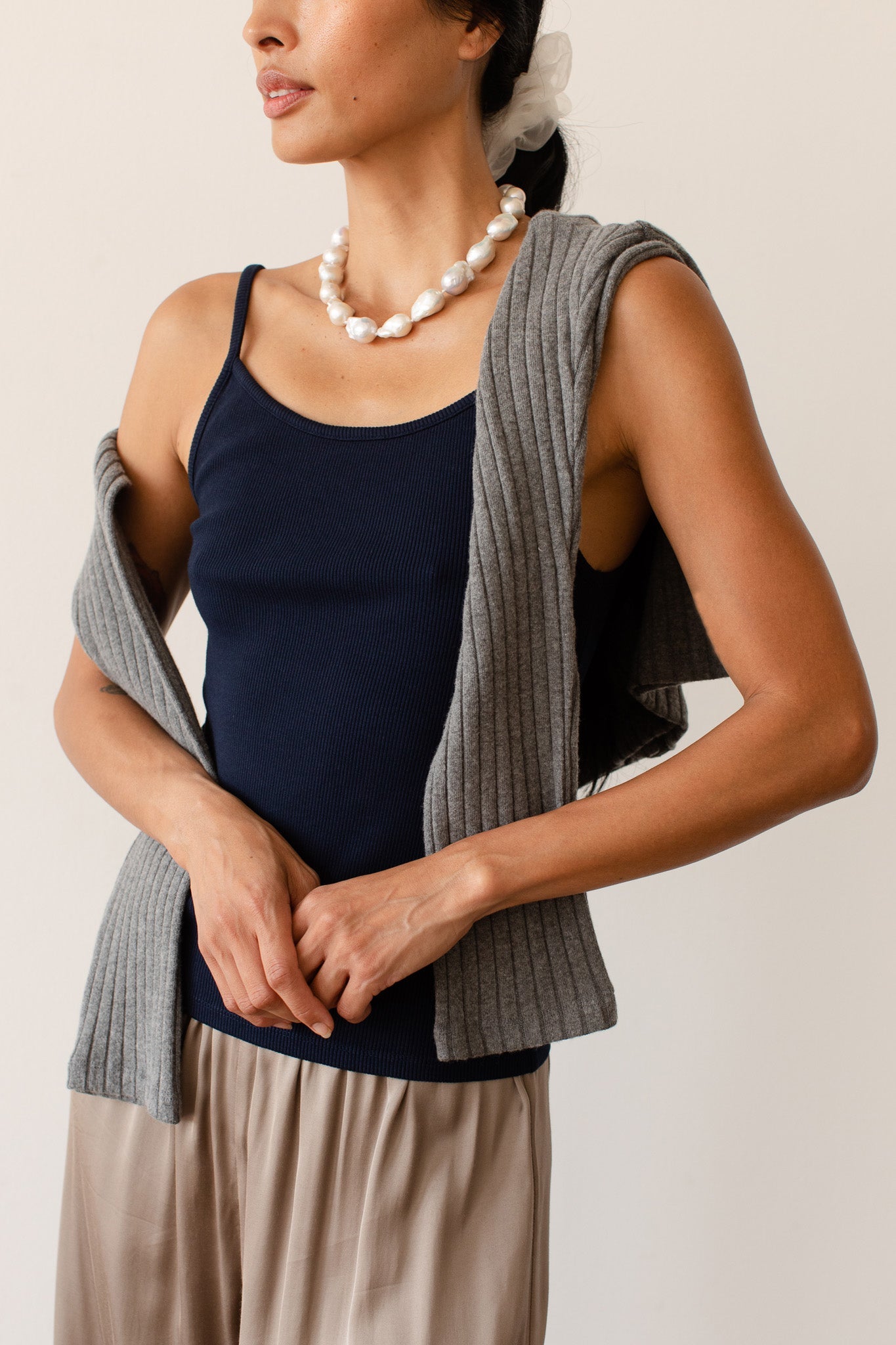 Women The Rib Spaghetti Tank