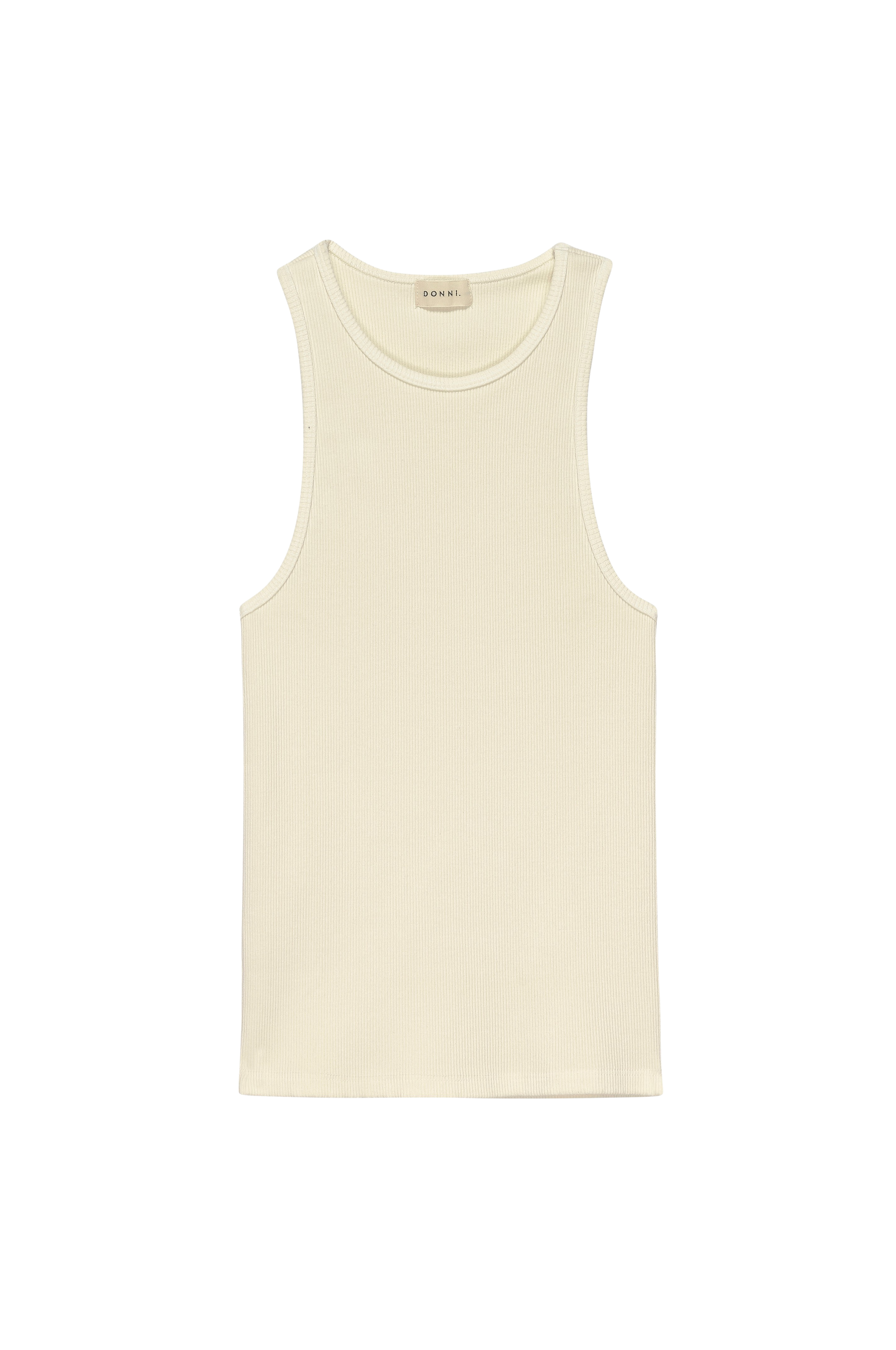 Women Creme Rib Tank